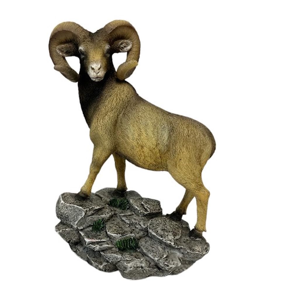 Amazon.com: The Bridge Collection Horned Ram Figurine - Sheep